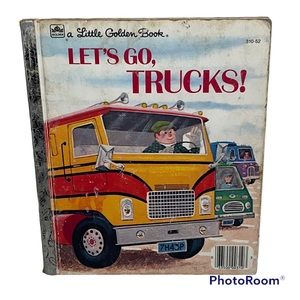 Let’s Go Trucks a Little Golden Book 1973
